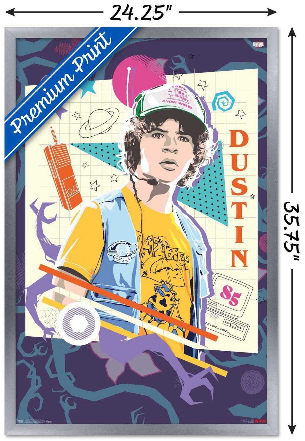 Netflix Stranger Things: Season 3 - Dustin Wall Poster