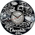 thumbnail image 2 of Amblelife Chocolate Vinyl Record Wall Clock Retro style Wall clock Silent Home Decor Unique Art Special Home Accessories Creative Personality Gift, 2 of 7
