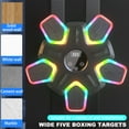thumbnail image 5 of Trendix Wall Mounted Music Boxing Machine Bluetooth-compatible LED Boxing Training Target Punching Pad, wihout Boxing Gloves (Black), 5 of 8