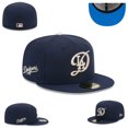 thumbnail image 2 of Brand new classic MLB Los Angeles Dodgers men's baseball cap solid color 59FIFTY New Era fitted cap, 2 of 6