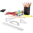 thumbnail image 4 of Outil de Géométrie Mathématique 4 Pack pour les Étudiants, Dessinateur, Ingénieurs, Conception, Graphique, Examen, Mathématiques Ou Peinture-Blanc, 4 of 6