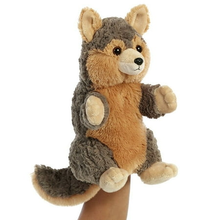 Wilderness Animal - Wilderness Wolf Puppet 11 inch - Stuffed Animal by Aurora Plush (32206)