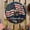 B, variant on American Heritage Wall Art 8 in Fourth of July Door Wreath Sign in Natural Wood for Independence Day Home Decor Memorial Day Round Porch Plaque Patriotic Hanging Ornament for Entrance 1pc
