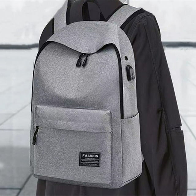 Stylish & Spacious Backpack with USB Charging - Perfect for Travel & School!