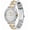 Silver/Gold, variant on (14503142) Boyfriend Crystal Bezel Logo Dial Rose Gold Toned Wrist Watch