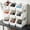 White, variant on Stackable Open-Front Plastic Storage Bin, Tool Organizer Box with Side Handles, Multi-Purpose Household Supply Container for Garage Workshop Pantry