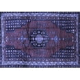 thumbnail image 1 of Ahgly Company Indoor Rectangle Persian Blue Traditional Area Rugs, 8' x 12', 1 of 4