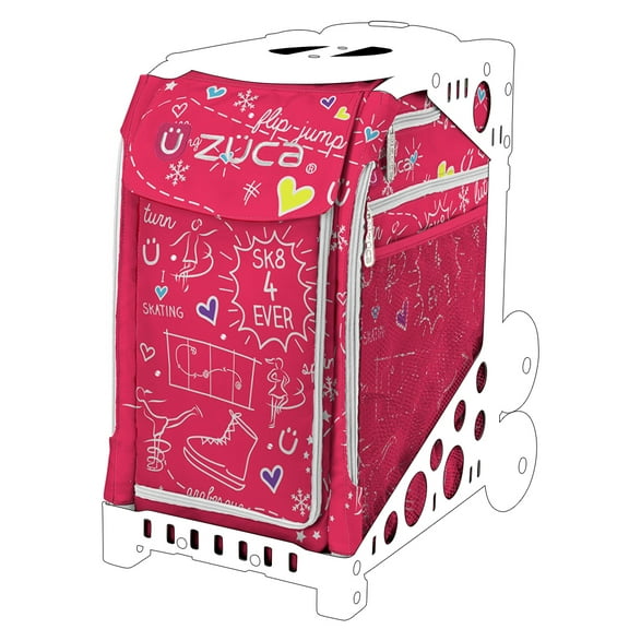 Zuca 18" Sport Bag - Pink SK8 (Insert Only)