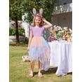thumbnail image 6 of Arshiner Little Girls Tutu Dress Tulle Summer Formal Birthday Party Graduation Dresses Black 7-8 Years, 6 of 7