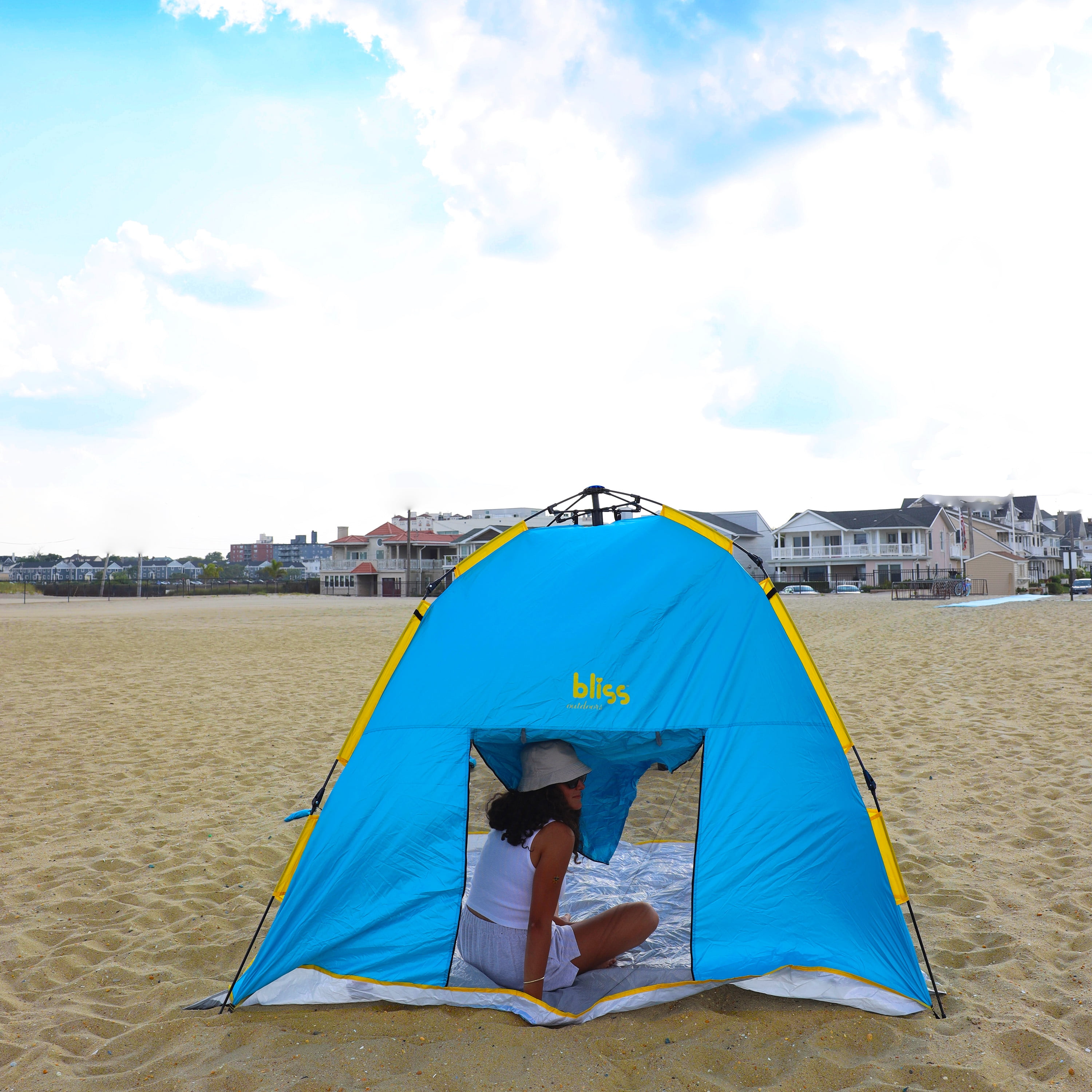 Bliss Hammocks Pop-up Collapsible Beach Tent with Carry Bag, Wind