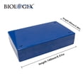 thumbnail image 2 of Microscope Slide Storage Box, 25-Place Plastic Microscope Slide Holder with Foam Liner for 25mm × 75mm Microslide, Assorted Colors, Pack of 5, 2 of 7