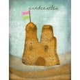 thumbnail image 2 of Albert, Beth 12x14 Gold Ornate Wood Framed with Double Matting Museum Art Print Titled - Sandcastles, 2 of 4
