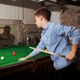 thumbnail image 1 of UPGRATOR 3pcs Short Pool Cue Cue Sticks for Pool Table Portable Size Smooth Finish for Children, 1 of 8