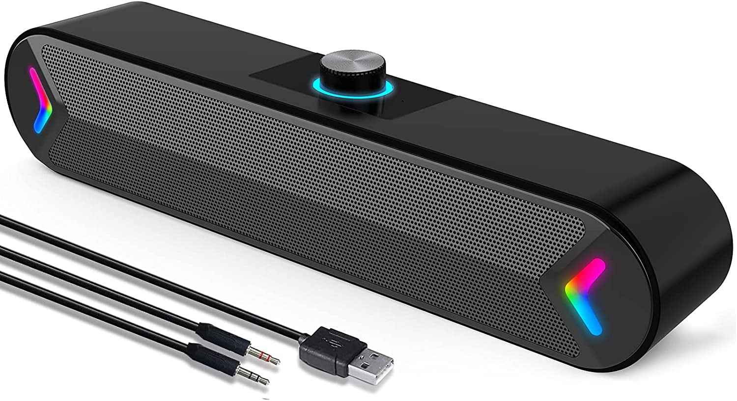 Computer Speakers,Wired USBPowered PC Speakers with 10W Stereo Sound