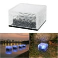 thumbnail image 4 of Luz solar de ladrillo de vidrio, luz solar de ladrillo de vidrio LED Luz solar enterrada LED en lámpara de ladrillo de tierra Artesanía excepcional Jadeshay A, 4 of 8