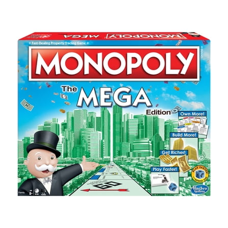 New - Winning Moves Monopoly The Mega Edition - Ages 8  | 2-8 players