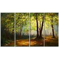 thumbnail image 2 of Design Art Summer Forest Canvas Print, 2 of 2