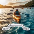 thumbnail image 3 of Footman Loop - Mounting Bracket, Multipurpose Tie Down, Stainless Steel Flat Head Strap Loop, Heavy Duty Anchor Clamp for Kayak Accessories, Cargo Management, Roof Rack Installation (4 PCS), 3 of 7