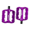 thumbnail image 2 of 2 pedales de bicicleta de montaña con clavos antideslizantes, duraderos y ultraligeros. Violeta, 2 of 7