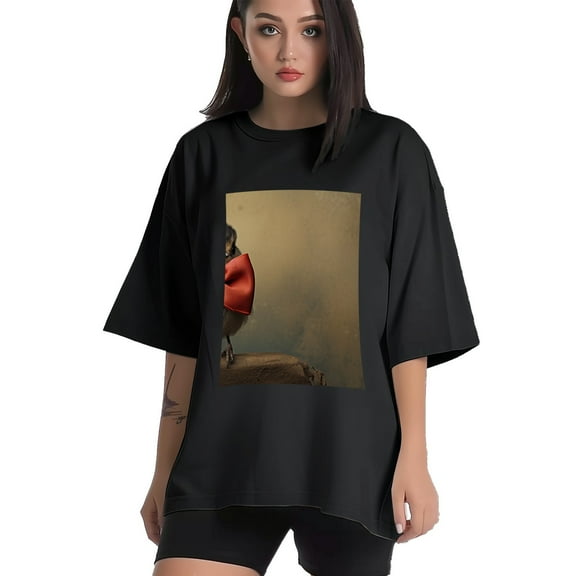Plus Size Shirt for Women Black Tops for Women Short Sleeves Shirt for Women Red-Browed Bird 17 T Shirt Crewneck Shirt for Women XS