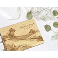 thumbnail image 6 of Darling Souvenir Personalized Engraved Laser Cut Wedding Guest Book Wooden Cover Sign-in Book Registry Guestbook Scrapbook-TN, 6 of 7