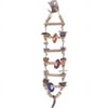 Living World Nature's Treasure Bird Toy Bamboo Ladder, For Small & Medium Hookbills