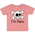 thumbnail image 3 of Inktastic I'm New Cute Skull Baby Boys or Girls Baby T-Shirt, 3 of 5