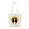 thumbnail image 6 of CafePress - Cowboy And Cowgirl Sunset Tote Bag - Unisex Canvas Tote Bag, Beige, 1-Piece, 6 of 7