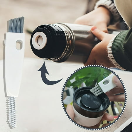

Mittory Tools Insulation Cup Brush Portable Multi-functional Lunch Box Apron Groove Cleaning Brush Milk Bottle Brush Nipple Brush Cup Cover Cleaning Brush