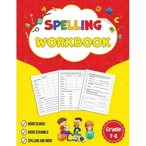Spelling workbook Grade 7-8, (Paperback)