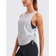 thumbnail image 3 of Remera CRZ YOGA de Algodón Pima con Lateral Fruncido y Tirantes, Talle L, 3 of 7