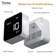 thumbnail image 4 of Temtop M10 Real-Time Indoor Air Quality Monitor for PM2.5 TVOC HCHO AQI Tester, 4 of 9