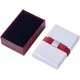 thumbnail image 4 of Juego de 2 cajas para joyas, rectangulares, de cartón kraft relleno de algodón, con lazo., 4 of 4
