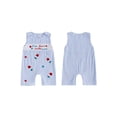 thumbnail image 2 of BemeyourBBs Girls Independence Day Sleeveless Popsicles Letter Embroidery Jumpsuit, 2 of 9