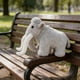 thumbnail image 4 of Peluche de mamut lanudo | Peluche prehistórico realista con pelaje suave y tierno | Regalo educativo de dinosaurio para niños pequeños, 4 of 6