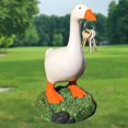 thumbnail image 4 of Magnetic Goose Key Holder,Cute Silly Goose Statue Key Hanging Holder,Funny Keychain Home Decor,Animal Ornament for Home, Office Decor, 4 of 5