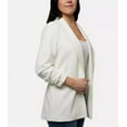 thumbnail image 2 of Dakota Blue Ladies' Size Large (12-14) Crepe Blazer, Ivory, 2 of 3