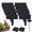 black, variant on 10/20 Piece Imitation Stone Garden Fence, No-Dig Interlocking Edging, Grey Cobbled Plastic Border for Landscaping, Flower Bed & Law