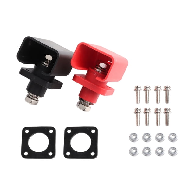 2 Pcs 120A-200A High Current Energy Storage Battery Terminals Connector High Current Lithium Battery Copper Terminal Connect