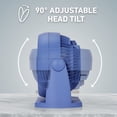 thumbnail image 6 of Holmes Blizzard 3-Speed Air Circulator Fan, 90° Adjustable Tilt, Removable Grill, Blue, 14441, 6 of 9