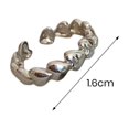 thumbnail image 2 of LYMAYTER Bague Exquise pour Femmes - Forme de Cœur, Inox, Punk, 2 of 6