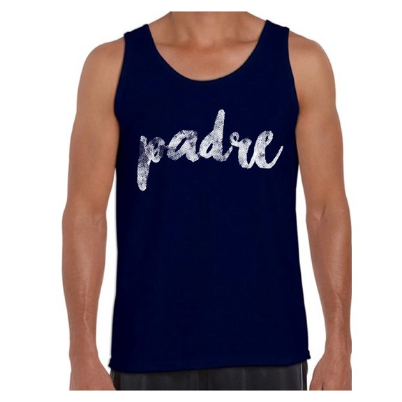 Awkward Styles Padre Tank Top Padre Shirt for Men Mexican Clothes Collection Padre Tanks for Dad Best Father Gifts Mexico Lovers Dad Tank Top Daddy Tshirt Mi Padre Men's Shirt Mi Padre Shirts for Him