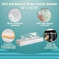 thumbnail image 5 of 1000 Plastic Deli Sheets 15x10.75 Food Wrapping Sandwiches Cookies, 5 of 7