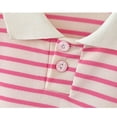 thumbnail image 6 of Posijego Toddler Girls Uniform Dresses School Outfit Color Block Striped Short Sleeve Casual Summer Dresses for Little Girls, 6 of 9
