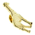 thumbnail image 2 of Gold African Giraffe Zoo Animal Enamel Lapel Pin, 2 of 3