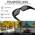 thumbnail image 5 of Joopin Fit Over Wrap Sunglasses Polarized Lens Wear Over Eyeglasses 100% UV Protection for Men and Women, 5 of 7