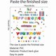thumbnail image 4 of Inspirational Quotes Wall Decal Colorful, SPRT Rainbow Star Pen Handprint Inspiration Wall Sticker, 4 of 5