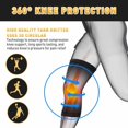 thumbnail image 6 of AVIDDA 2 Pack Knee Brace Support Knee Compression Sleeve for Men Women Joint Pain Relief Arthritis Meniscus Tear Injury Recovery Running Squats Weight Lifting Football, 6 of 9