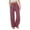 #02 Purple 【Mix & Match: Stock Up on Your Favorite Colors】, variant on Women's Soft Solid Color Wide Leg Pants, Elastic Mid Waist Tummy Control Loose Fit Palazzo, Hanging Feeling Lightweight Relaxed Straight Leg, Summer Casual Travel Trouser,