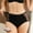 Black, variant on Soft Comfortable Women's Panties Seamless Breathable Underwear for Everyday Use Quality Fabric for Comfort and Fit